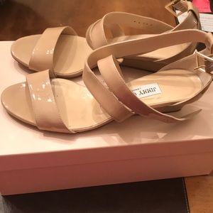 Jimmy Choo Chiara Crisscross Demi-Wedge Sandal